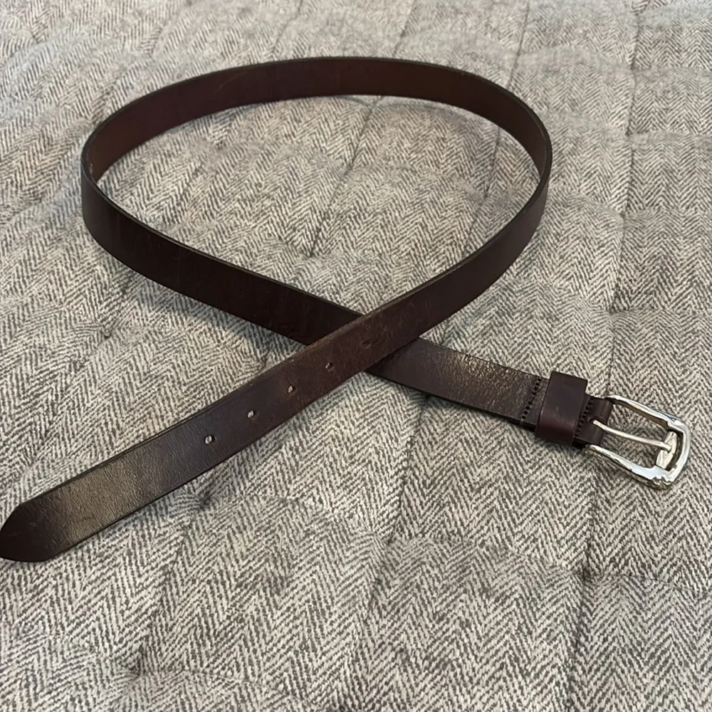 Ducks Unlimited Italian saddle leather belt size 42